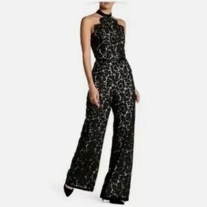 Lotus Threads blue lace jumpsuit size 6